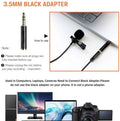 16 Feet Single Head Lavalier Lapel Microphone Omnidirectional Condenser Mic by DailySale