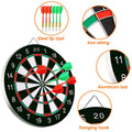 16-Inch Dart Board Game Set by DailySale