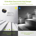 16 LEDs Outdoor Solar Wall Lights by DailySale