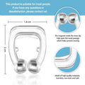 16-Pack: Silicone Magnetic Nose Clip Portable Mini Anti Snoring by DailySale