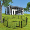 16 Panels Large Indoor Metal Pet Fence