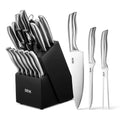 16-Piece Set: Deik Kitchen Knife Set with Wood Block by DailySale
