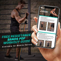 16-Pieces: Resistance Bands Set for Burning Fat & Muscle Strength by DailySale