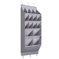 16 Pockets Over The Door Shoe Organizer 5 Tier with 6 Hooks by DailySale