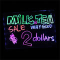 16 x 12" LED Flashing Illuminated Erasable Neon Sign Remote Message Menu Writing by DailySale