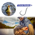 160-Piece: Offset Fishing Hooks Kit by DailySale