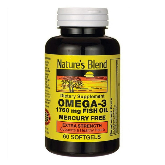 Nature's Blend Omega 3 Softgels 60 Ct by Pasteur Pharmacy