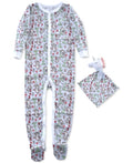 Max & Olivia Baby Girls 2-Pc. Fair-Isle-Print Pajama & Deer Blankie Baby Set by Vanessa Jane