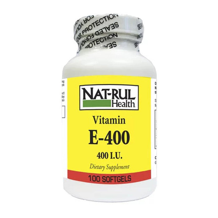 Natrul Health Nat Rul Vitamin E 400 IU Supplement Softgels by Pasteur Pharmacy