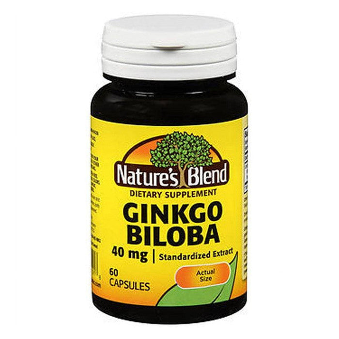 Nature's Blend Ginkgo Biloba Extract – 40 mg (60 Capsules) by Pasteur Pharmacy