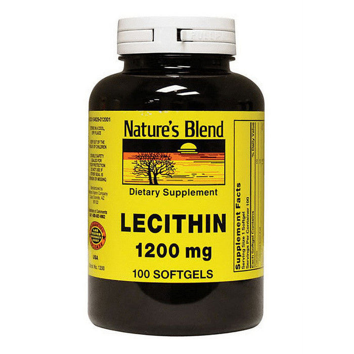 Nature's Blend Lecithin, 1200 Mg Capsules 100 Ct by Pasteur Pharmacy