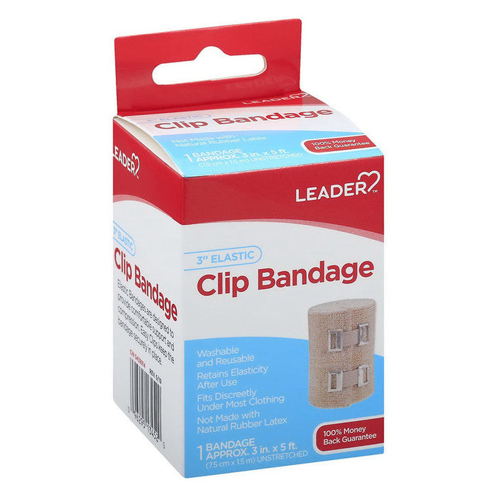 Leader™ Elastic Clip Bandage – 3 Inch Width by Pasteur Pharmacy