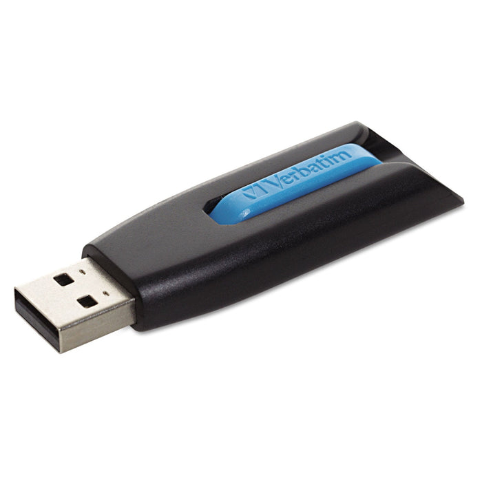 Verbatim Store 'n' Go V3 USB 3.0 Drive, 16 GB, Black/Blue