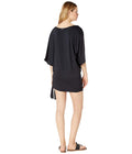 Michael Michael Kors Side-Tie Swim Cover-Up Womens Swimsuit Black Size M by Vanessa Jane