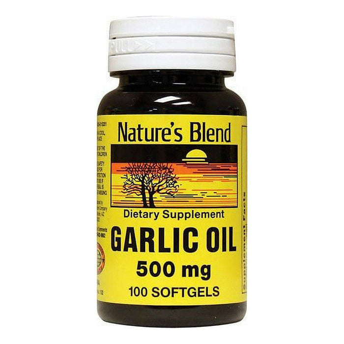 Nature's Blend S Garlic Oil 500 Mg 100 Softgels by Pasteur Pharmacy