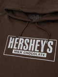 Hershey's Milk Chocolate Pullover Hooded Sweatshirt - Brown by Tee Luv