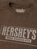 Hershey's Milk Chocolate T-Shirt - Brown Heather by Tee Luv