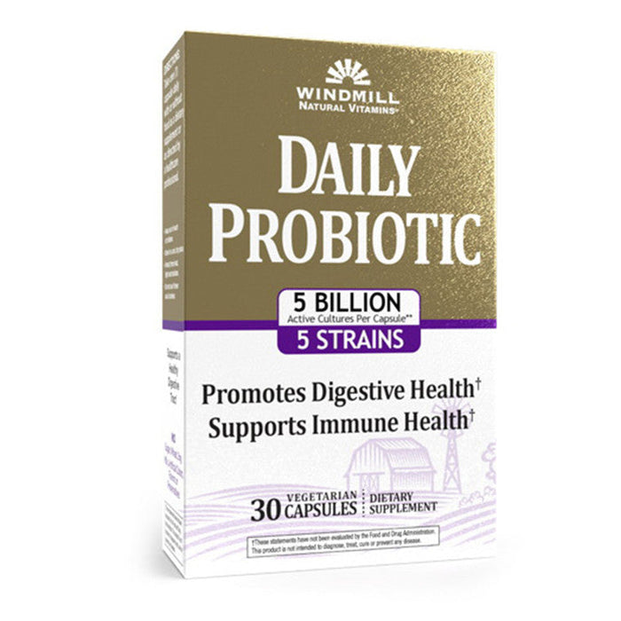 Windmill Health® Daily Probiotic – 5 Billion CFU – Capsules by Pasteur Pharmacy
