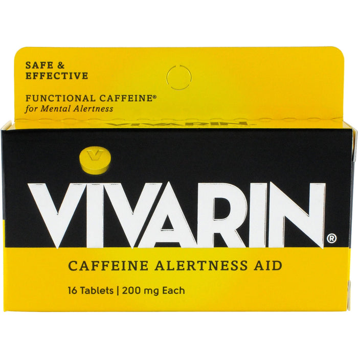 Vivarin Caffeine Alertness Aid, 200 Mg, Tablets by Pasteur Pharmacy