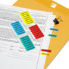 Redi-Tag Mini Arrow Page Flags, "Sign Here", Blue/Mint/Red/Yellow, 126 Flags/Pack