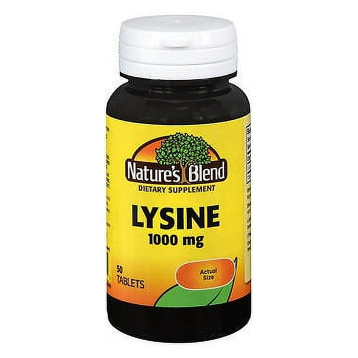Nature's Blend Lysine, 1000 Mg, 50 Tabs by Pasteur Pharmacy