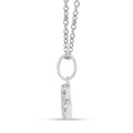 Lab Grown Diamond Heart Pave Pendant by Fine Color Jewels