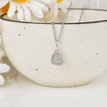 Lab Grown Diamond Heart Pave Pendant by Fine Color Jewels