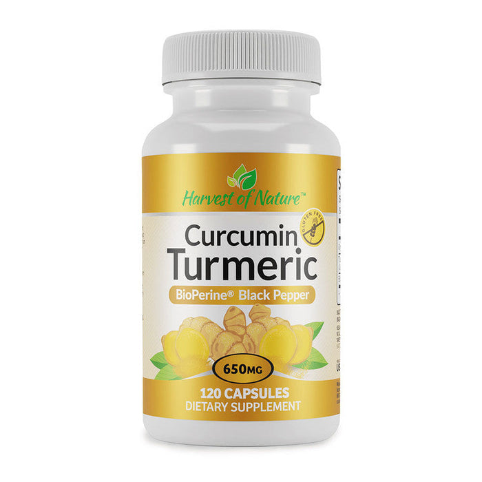 Harvest of Nature® Curcumin Turmeric – 650 MG – Capsules by Pasteur Pharmacy