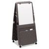 Iceberg Ingenuity Presentation Flipchart Easel with Dry Erase Surface, Resin Surface Frame, 33 x 28 x 73, Charcoal