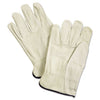 MCR Unlined Pigskin Driver Gloves, Cream, X-Large, 12 Pair