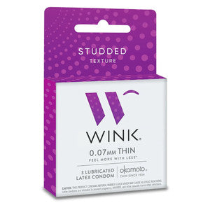 Wink™ Studded Texture Lubricated Condoms by Pasteur Pharmacy
