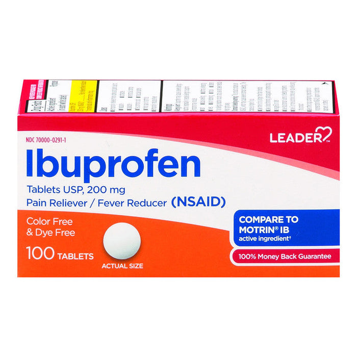 Leader Ibuprofen, 200 Mg, Tablets by Pasteur Pharmacy