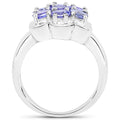 1.19 Carat Genuine Tanzanite .925 Sterling Silver Ring by Bids.com