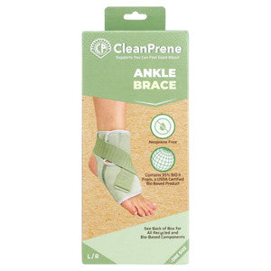 CleanPrene™ Sustainable Ankle Brace – Biobased Support (One Size Fits Most) by Pasteur Pharmacy