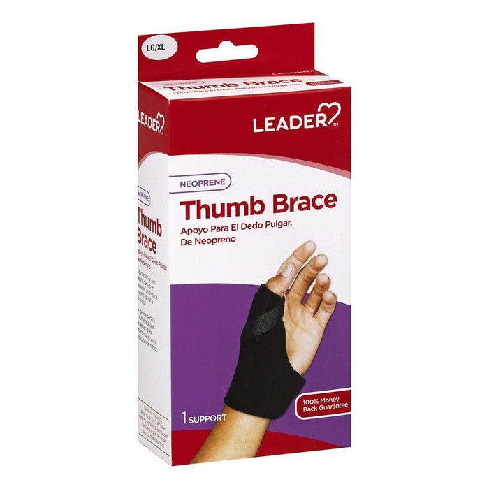 Leader Thumb Spica Support Black Large/Xlarge by Pasteur Pharmacy