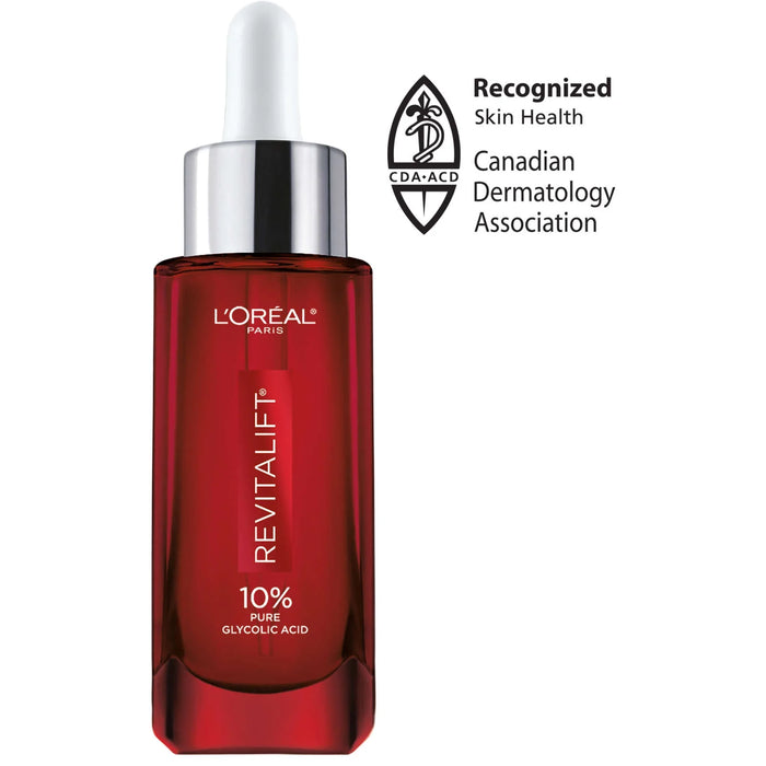 L'Oreal Paris Revitalift Derm Intensives 10% Pure Glycolic Acid Face Serum, 1 Oz by Pasteur Pharmacy