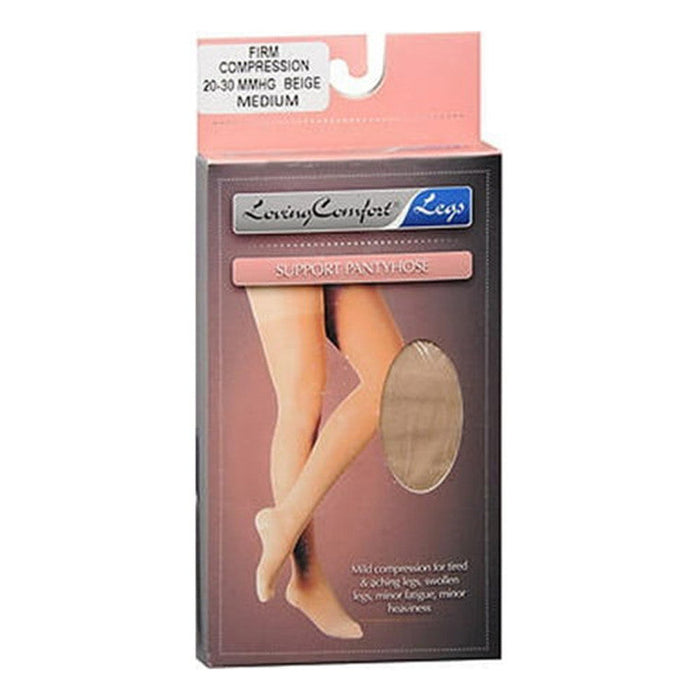 Loving Comfort® Firm Compression Stockings – 20-30 mmHg (Beige - Medium) by Pasteur Pharmacy