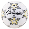 Champion Sports VIPER Soccer Ball, No. 3 Size, 7.25" to 7.5" Diameter, White