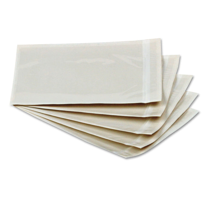Quality Park Self-Adhesive Packing List Envelope, Clear Front: Full-Size Window, 4.5 x 6, Clear, 1,000/Carton