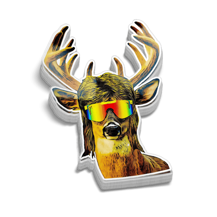 Buck Mullet Hard Hat Decal by Armed American Supply