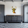 Buck Mullet Garage Wall Decal