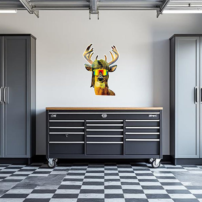 Buck Mullet Garage Wall Decal by Armed American Supply