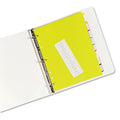 Avery Heavy-Duty Plastic Dividers with Multicolor Tabs and White Labels , 8-Tab, 11 x 8.5, Assorted, 1 Set