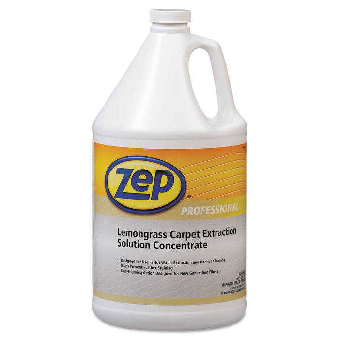 Zep Professional Carpet Extraction Cleaner, Lemongrass, 1gal Bottle
