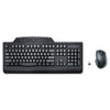 Kensington Pro Fit Wireless Media Desktop Set, 2.4 GHz Frequency/30 ft Wireless Range, Black