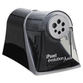 Westcott iPoint Evolution Axis Pencil Sharpener, AC-Powered, 5 x 7.5 x 7.25, Black/Silver