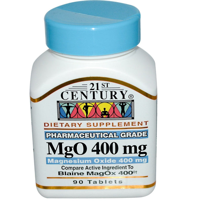 21st Century® Magnesium 400 mg – 90 Tablets by Pasteur Pharmacy