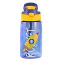 16.2oz Leak-proof Kids Water Bottle with Straw Push Button by DailySale