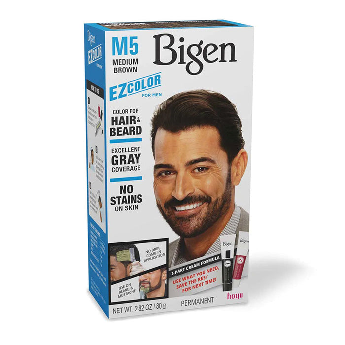 Bigen Hair Color Ez For Men M5 Medium Brown Kit by Pasteur Pharmacy