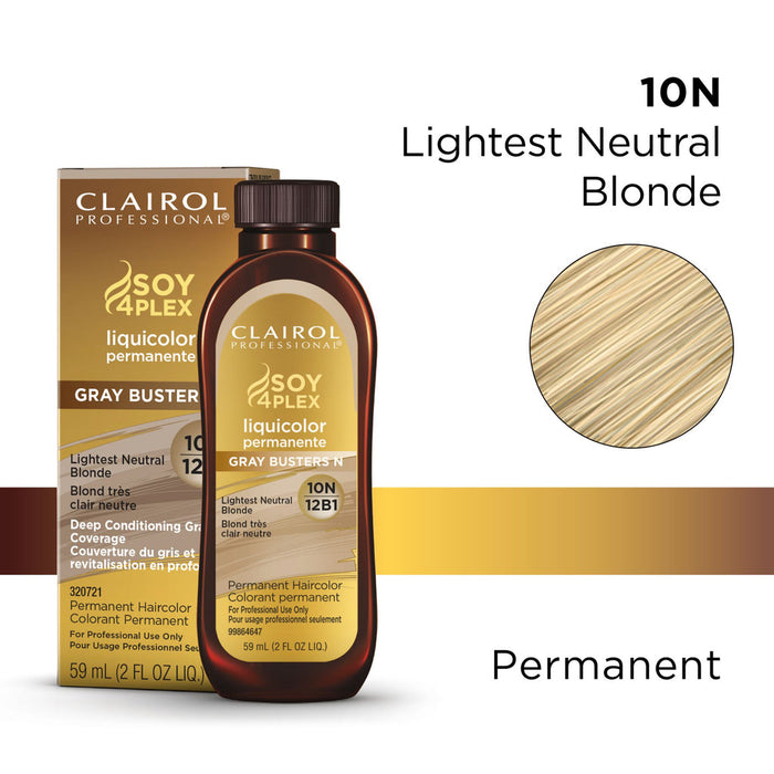 Clairol Professional Permanent Liquicolor For Blonde Hair Color, 10n Lightest Neutral Blonde, 2 Oz by Pasteur Pharmacy